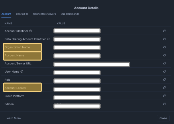 Account Details