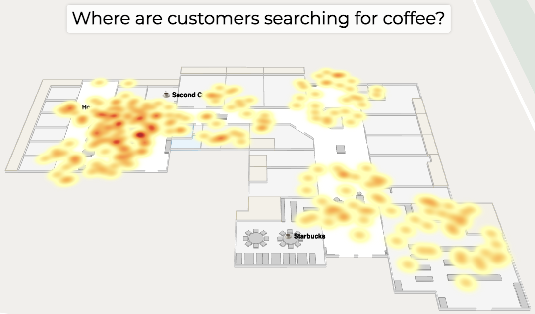 Mappedin JS with deck.gl Heatmap