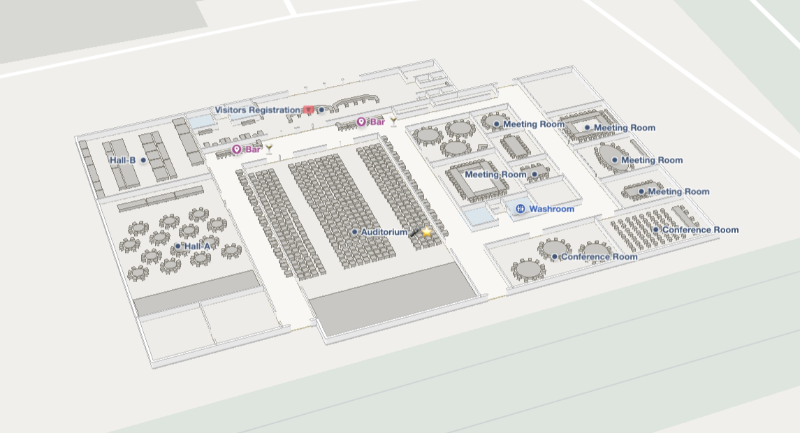 Mappedin Indoor Map in MapLibre
