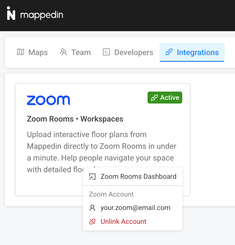 Remove Zoom Using Mappedin